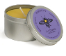 Beeswax Candles -  Lavender Geranium Aromatherapy Tins