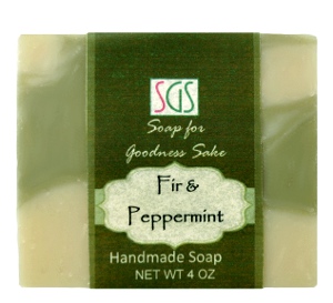 Fir and Peppermint Natural Soap *SALE