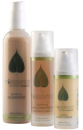 Miessence Purifying Skin Essentials Pack - Organic Skin Care for Oily Skin *SALE