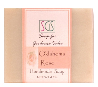 Oklahoma Rose Soap - Handmade *SALE