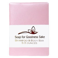 (L) Pink Grapefruit Shampoo Bar - Labeled