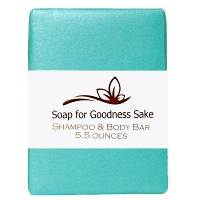 (L) Rosemary Citrus Shampoo Bar - Labeled