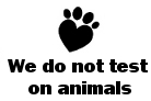 We do not test on animals